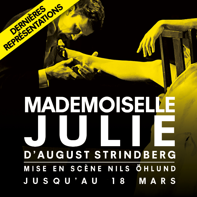 MADEMOISELLE JULIE • Théâtre de Poche Montparnasse