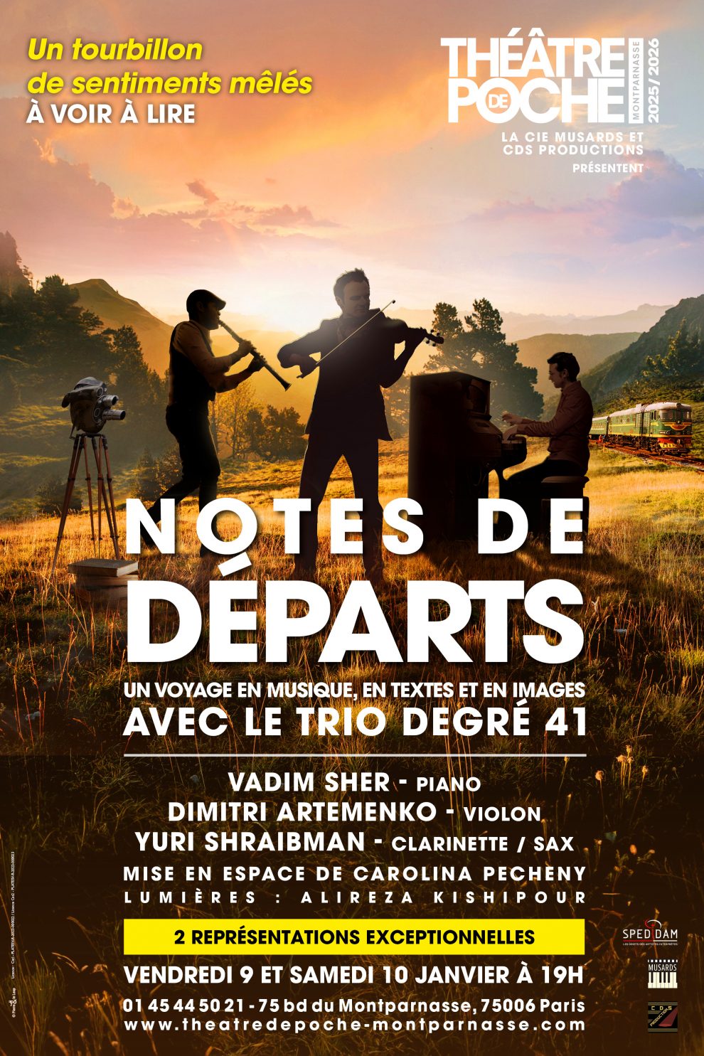 NOTES DE DÉPARTS
