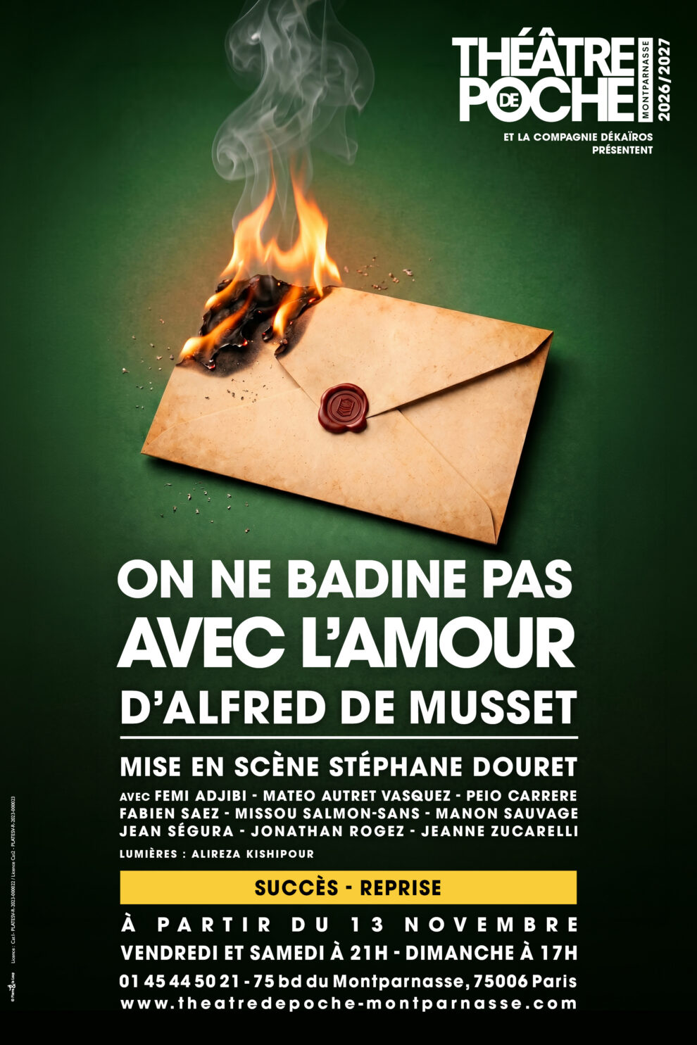 ON NE BADINE PAS AVEC L’AMOUR