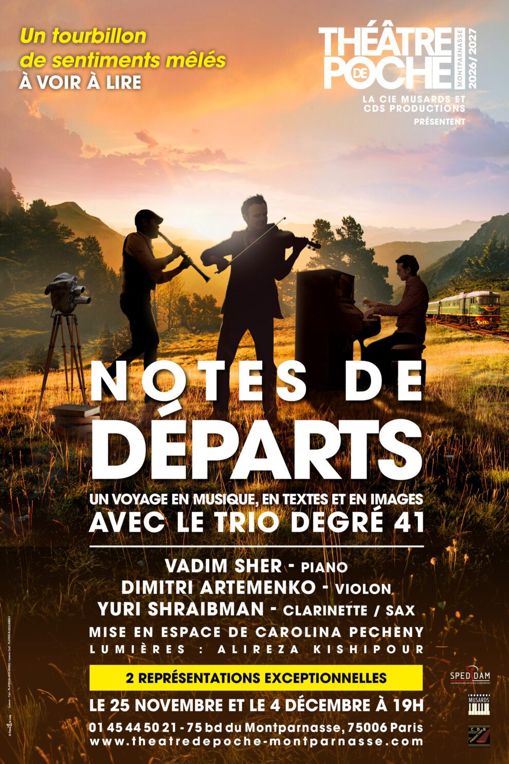 NOTES DE DÉPARTS